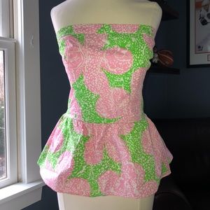 Lilly Pulitzer Peplum Top